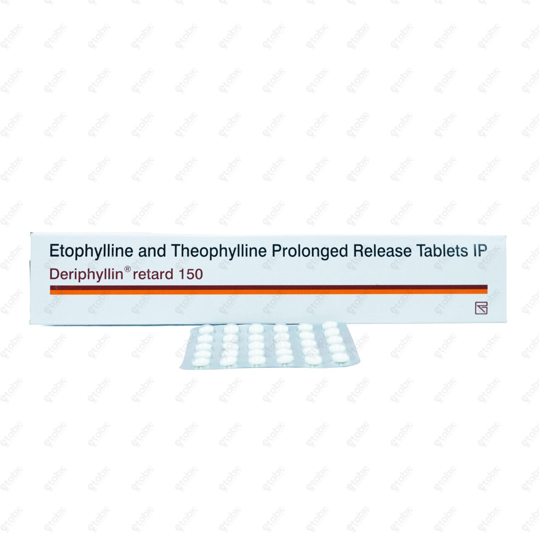 Deriphyllin Retard 150mg Tablets 30's