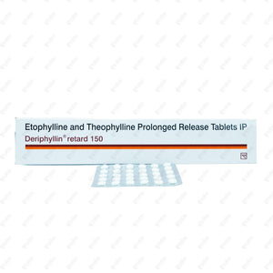 Deriphyllin Retard 150mg Tablets 30's