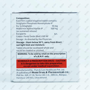 Sitahenz M 500mg Tablet 10's