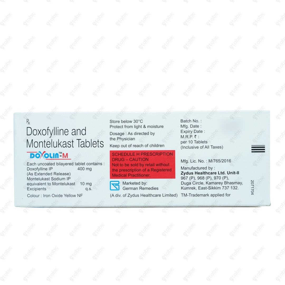 Doxolin M Tablet 10's