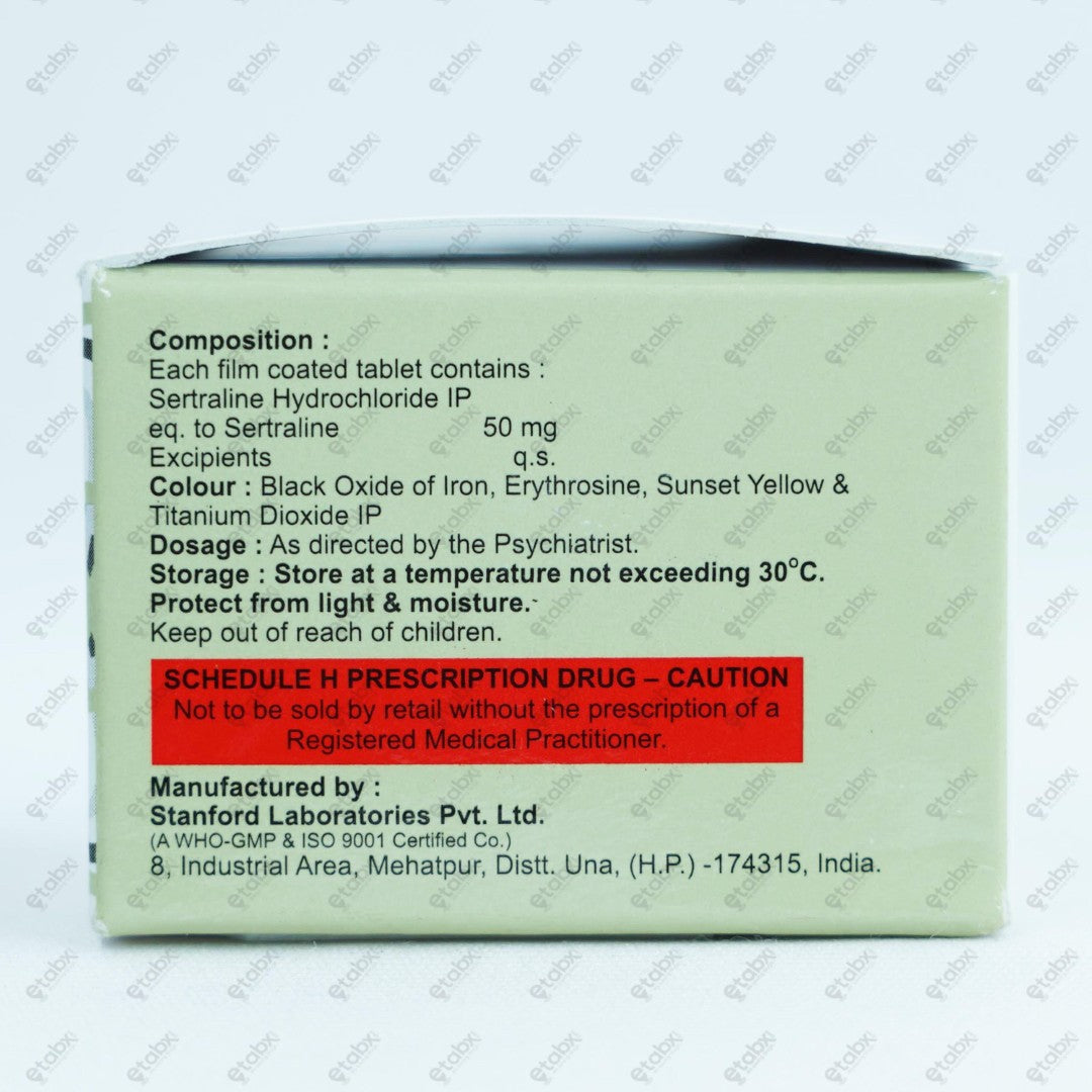 Sertagress 50mg Tablet 10's