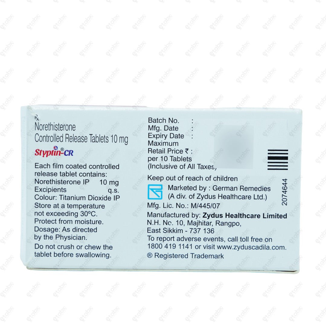 STYPTIN CR Tablet 10
