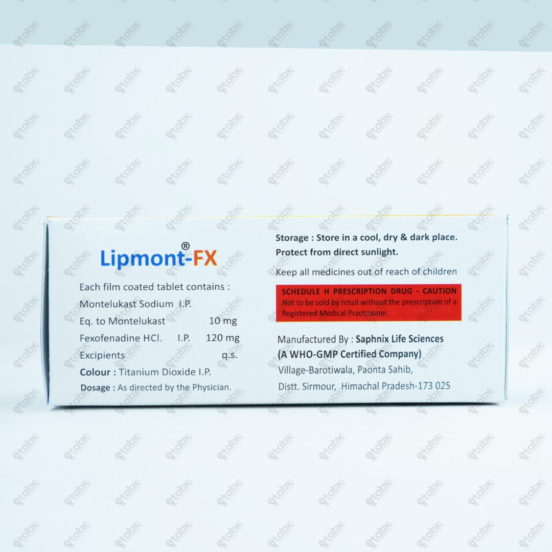 LIPMONT FX Tablet 10's