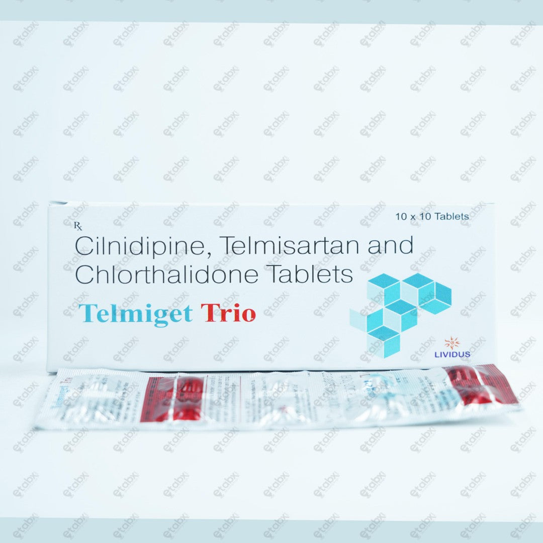 TELMIGET TRIO Tablet 10's