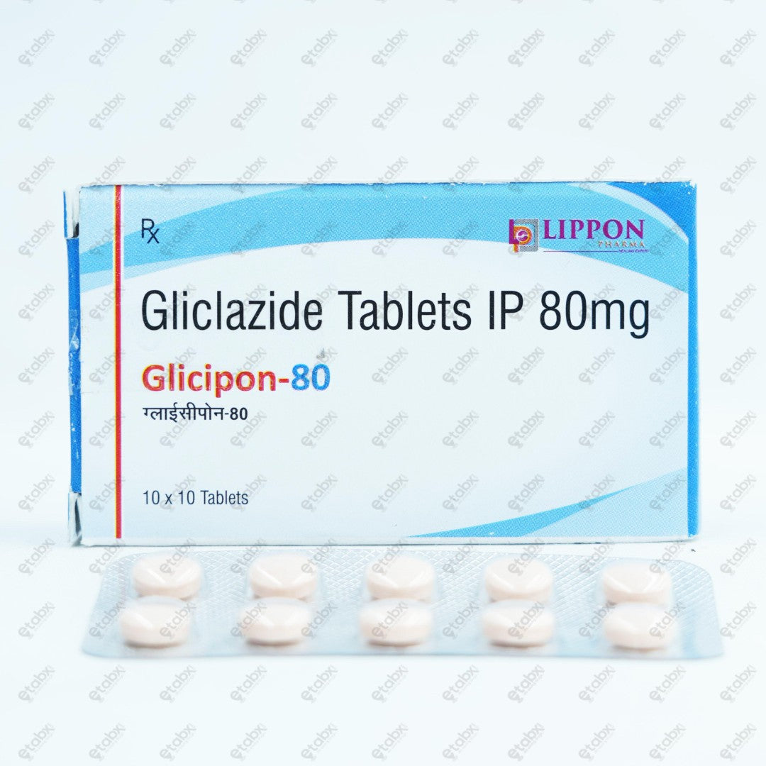 GLICIPON 80mg Tablet 10