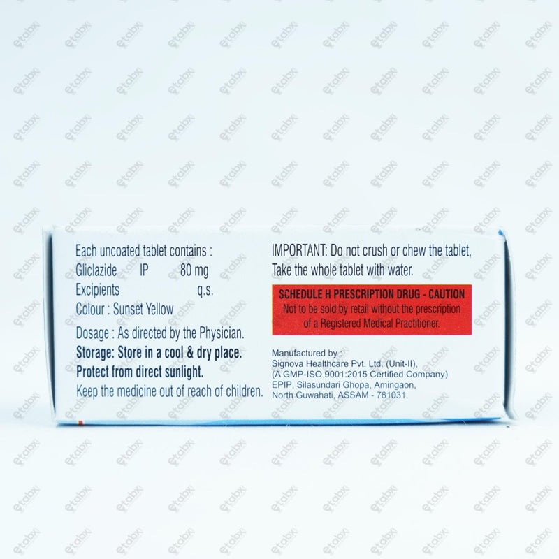 GLICIPON 80mg Tablet 10
