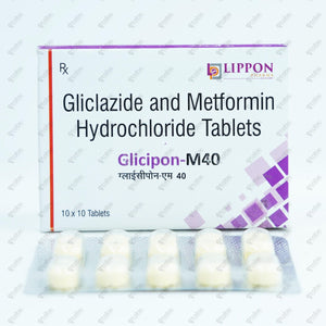GLICIPON M 40mg Tablet 10's