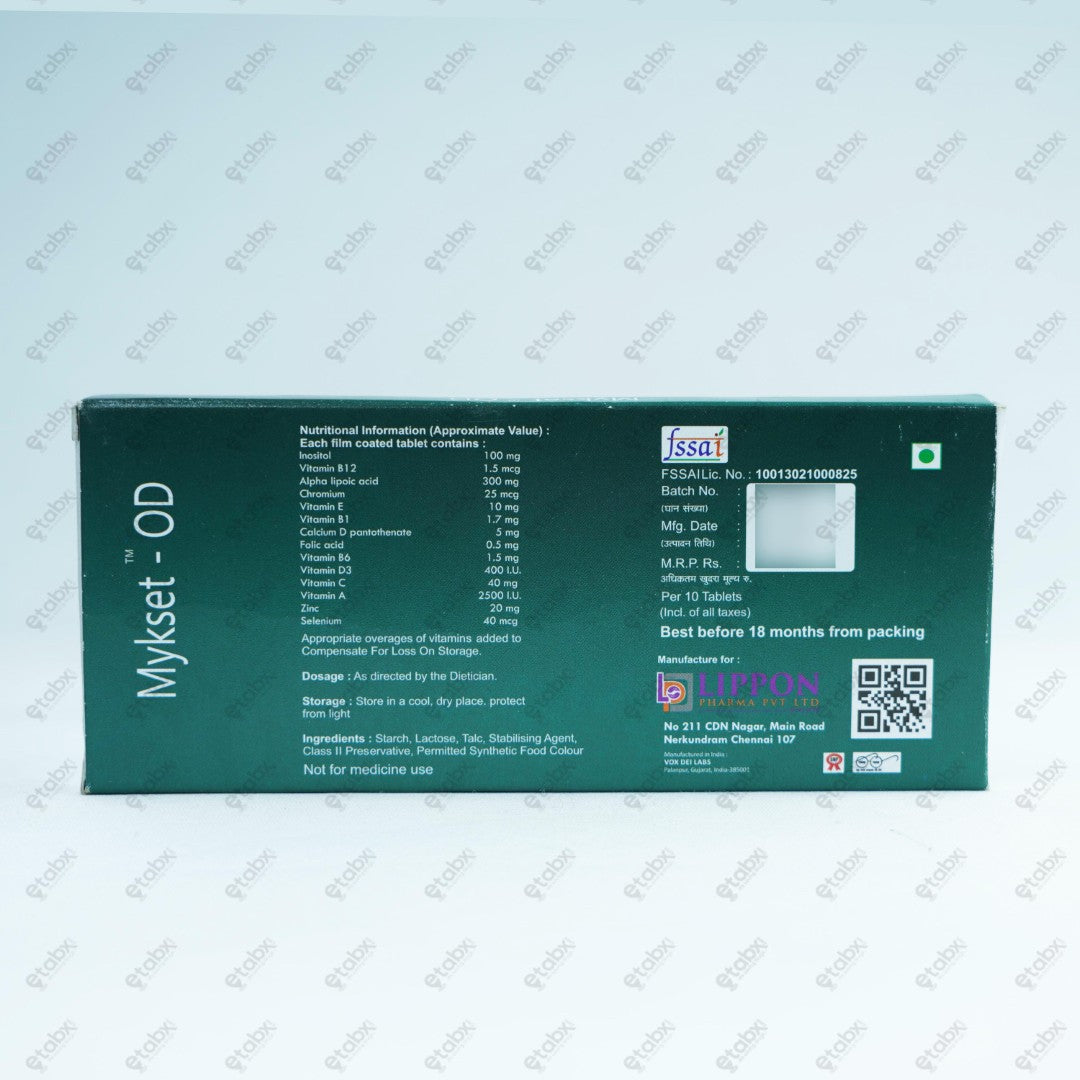 Mykset OD Tablets 10's
