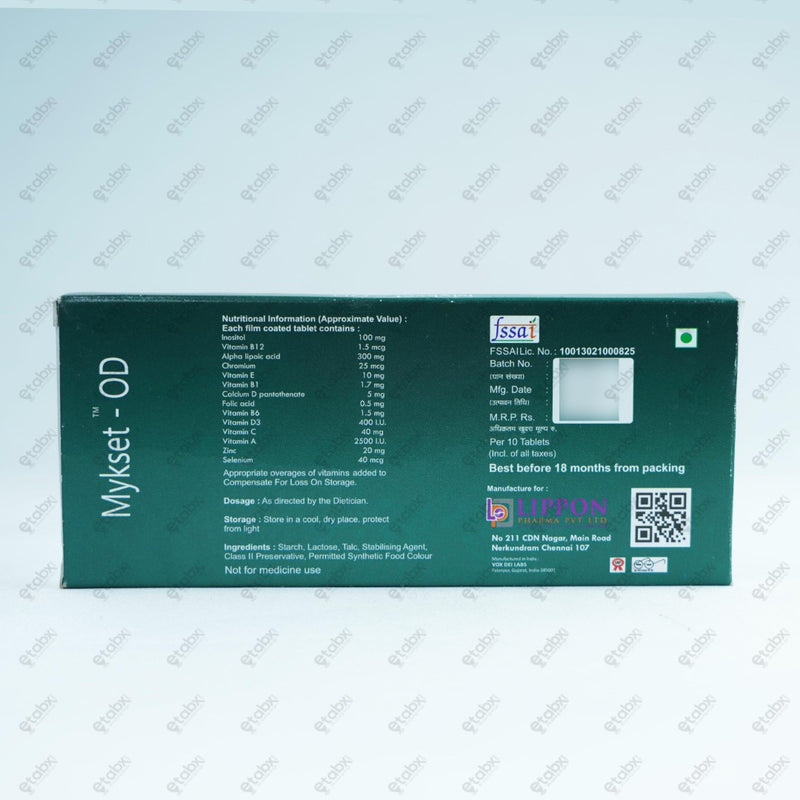 Mykset OD Tablets 10's