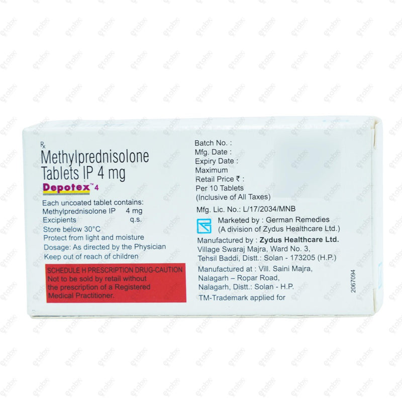 Depotex 4mg Tablet 10's