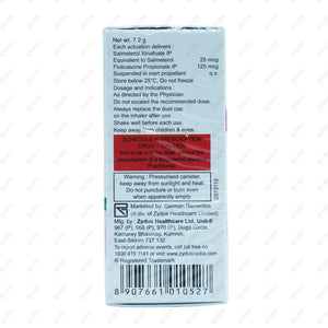 Forair 125 Inhaler 120 Metered Doses
