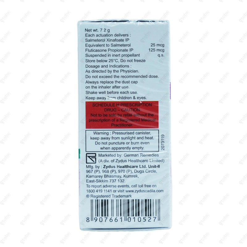 Forair 125 Inhaler 120 Metered Doses