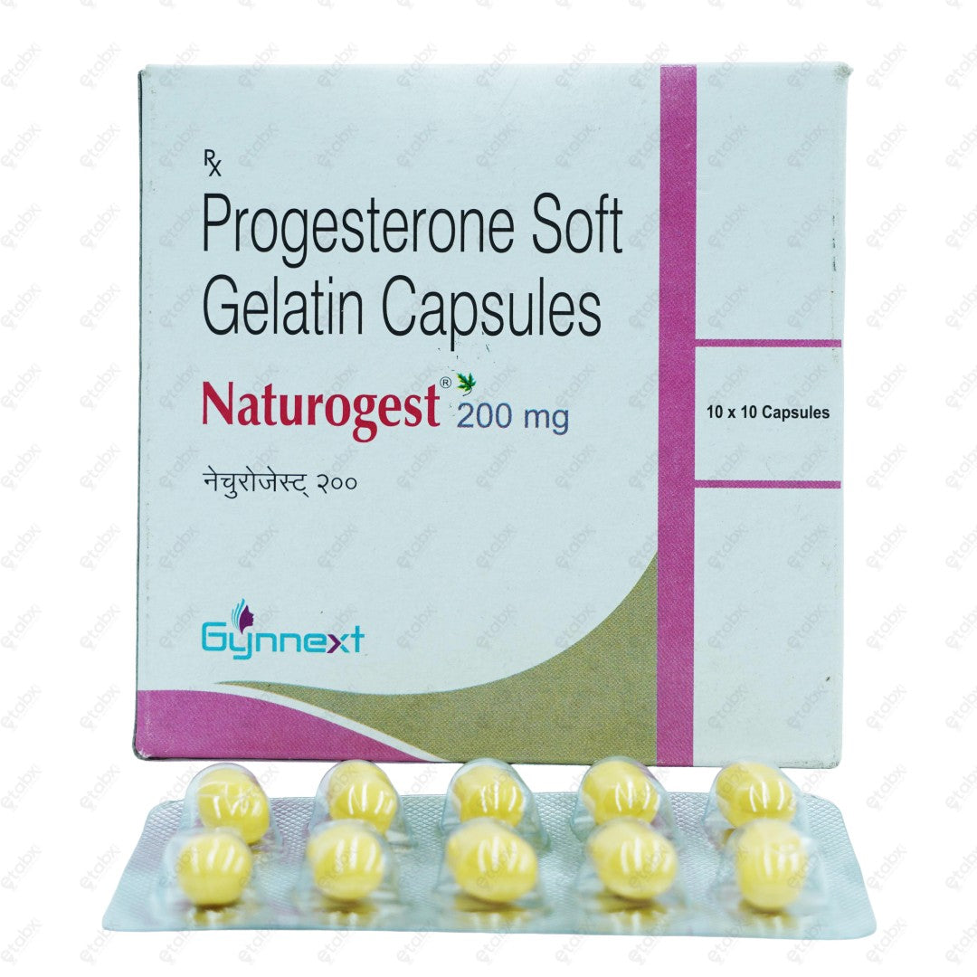 Naturogest 200mg Capsule 10's