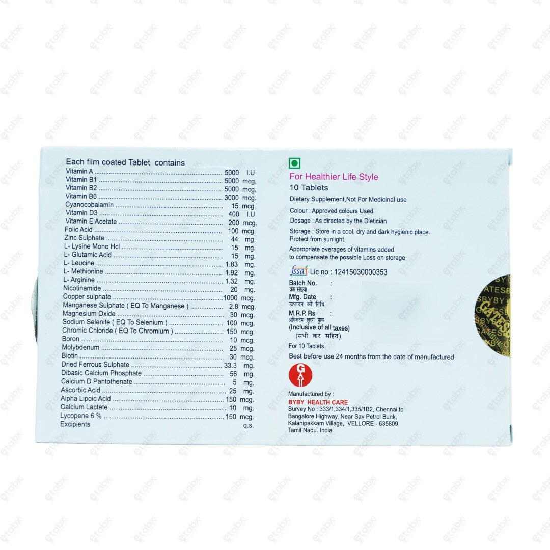 Multigates OD Tablet 10's