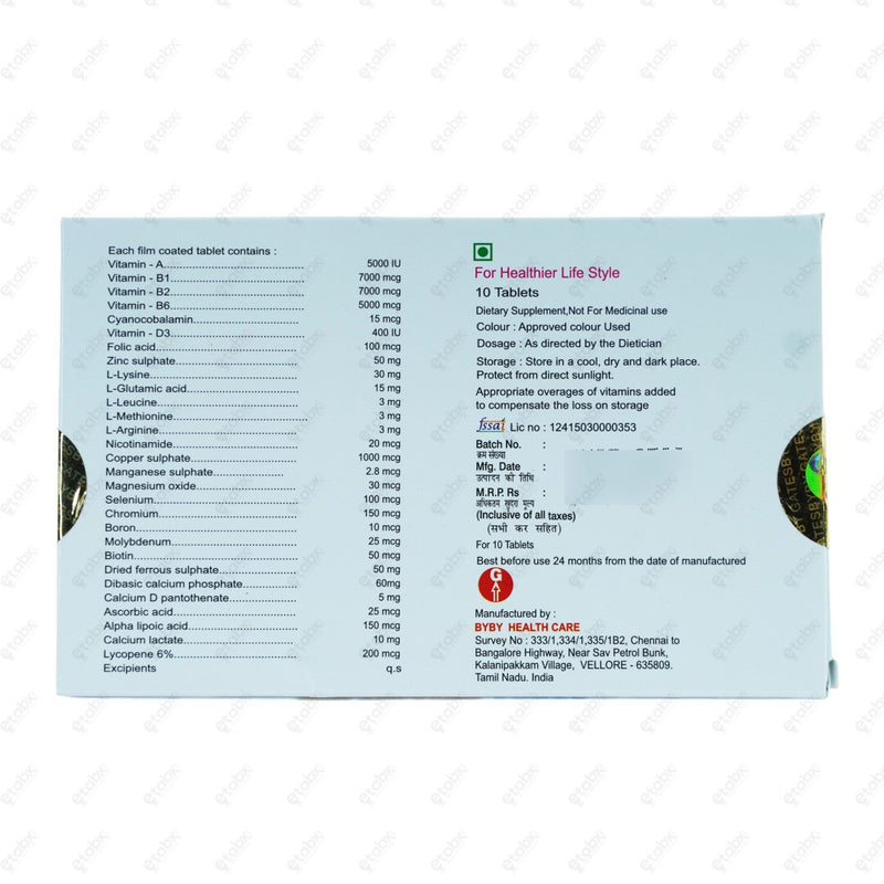 Multigates Forte Tablet 10's