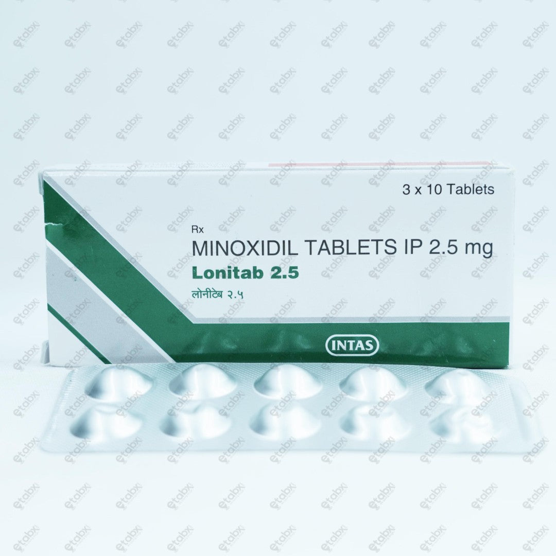 LONITAB 2.5mg Tablet 10's