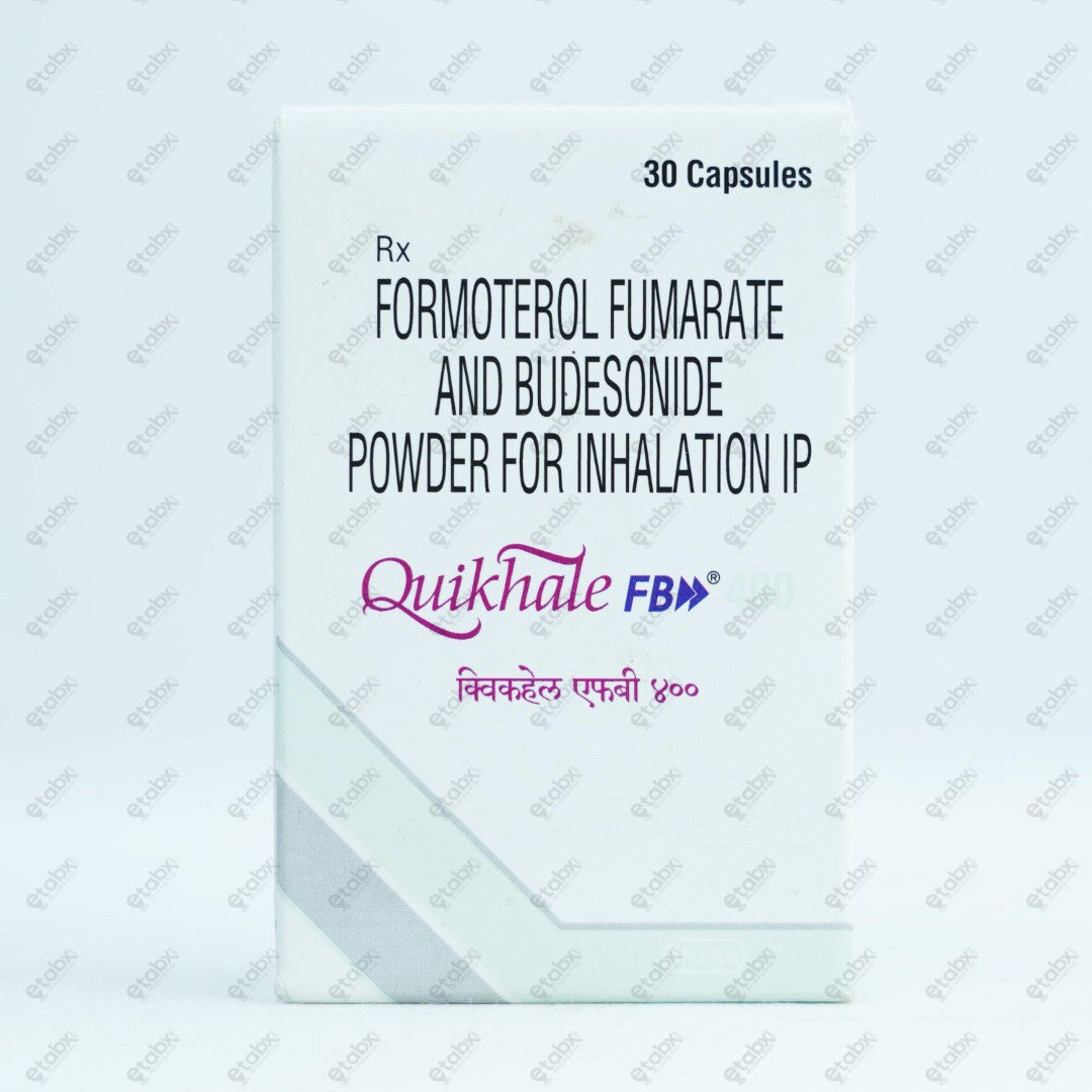 Quikhale FB 400 Capsules 30's