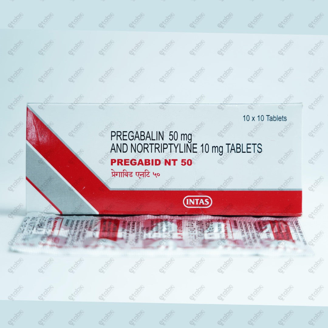 PREGABID NT 50mg Tablet 10's
