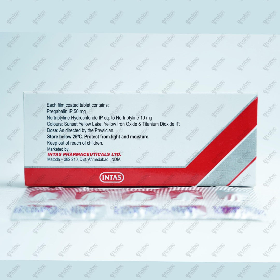 PREGABID NT 50mg Tablet 10's