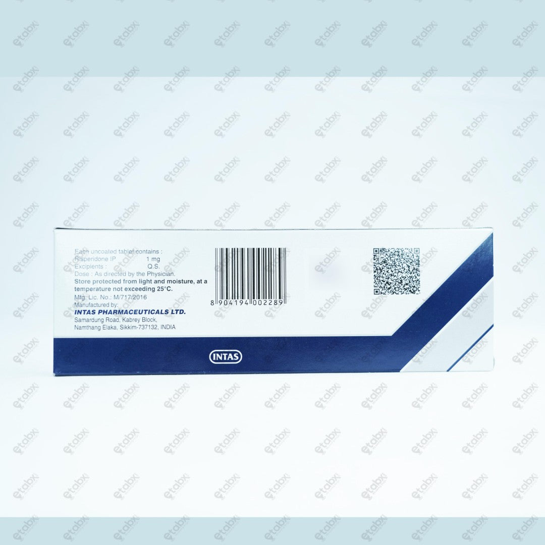 Risdone 1mg Tablets 10's