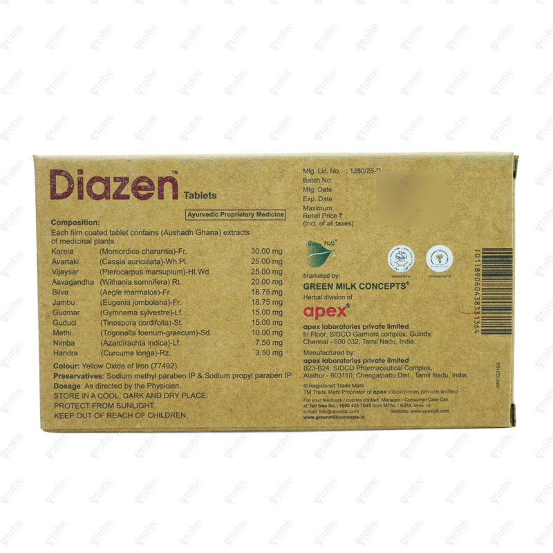 Diazen Tablets 30's
