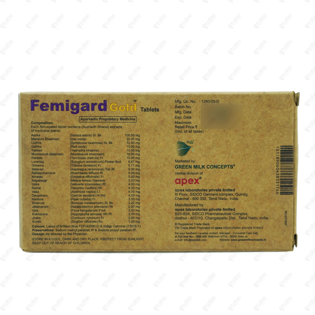 Femigard Gold Tablet 30's