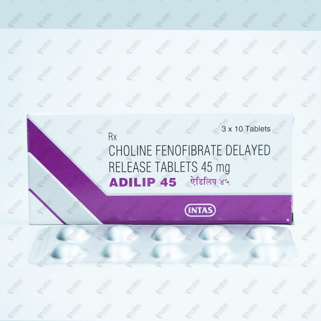 Adilip 45mg Tablet 10's