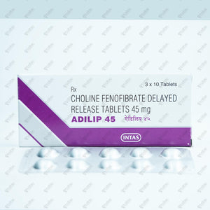 Adilip 45mg Tablet 10's