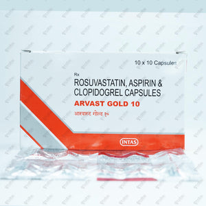 Arvast Gold 10mg Tablet 10's