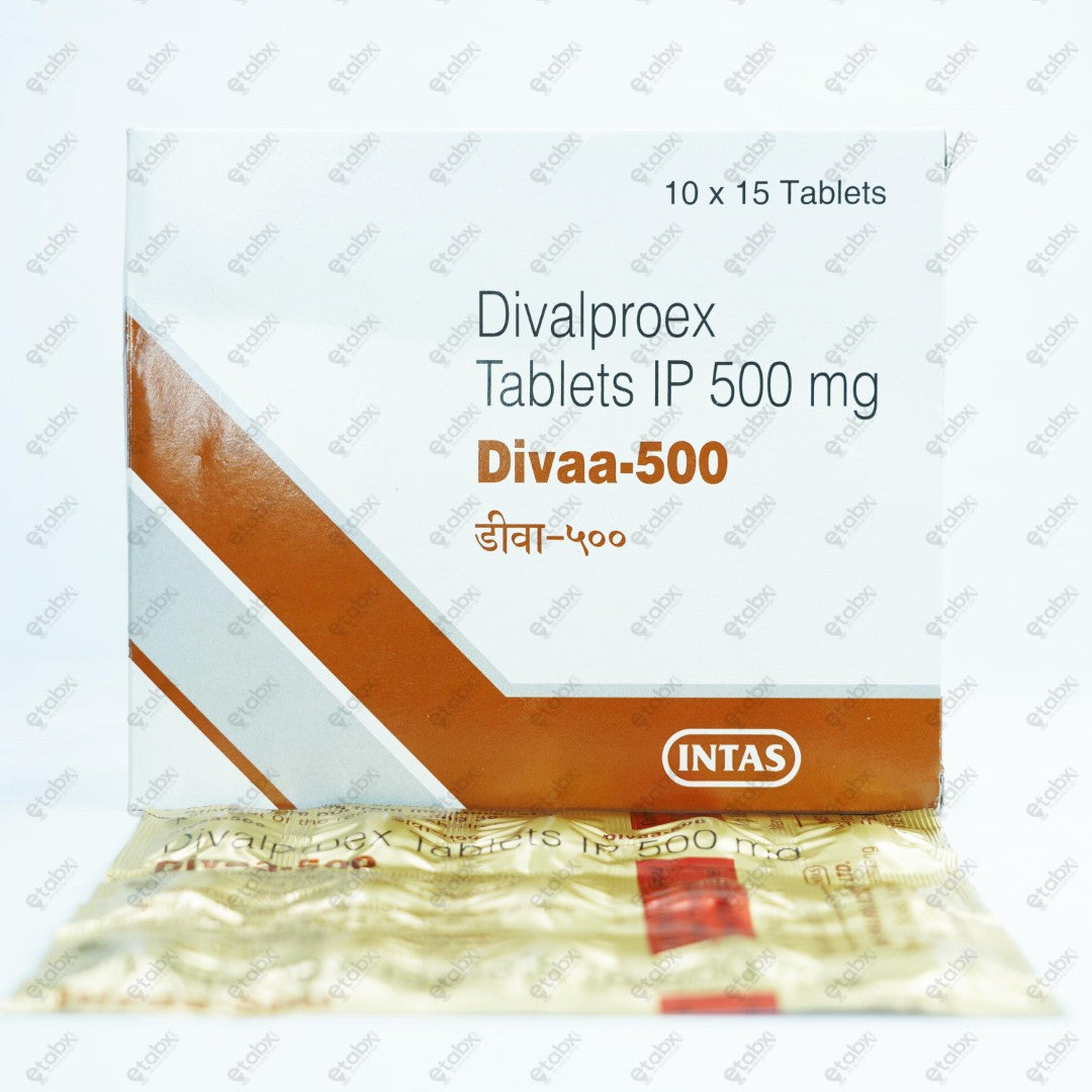 DIVAA 500mg Tablets 15's