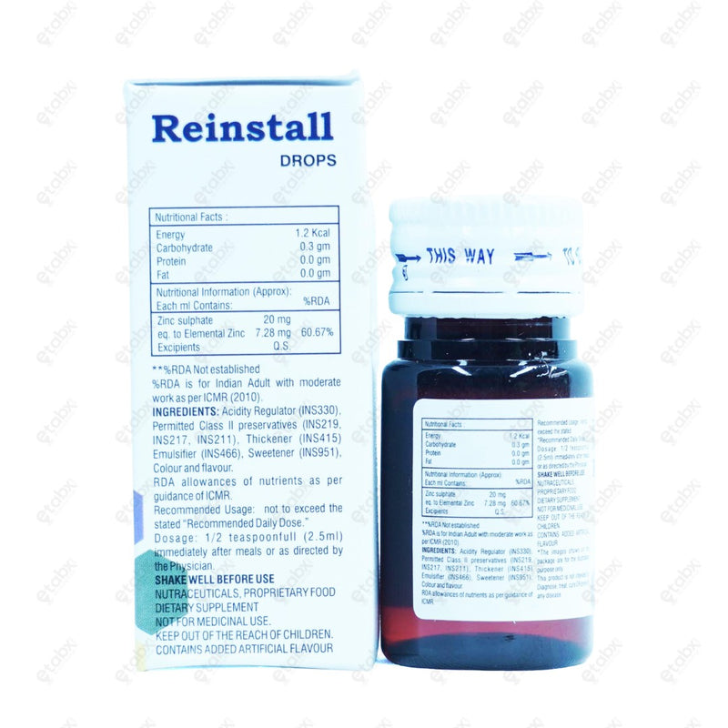Reinstall Eye Drops 15ml