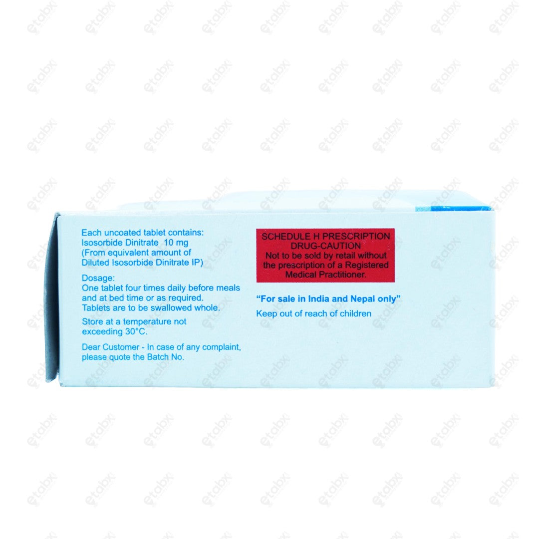 Isordil 10mg Tablet 10's