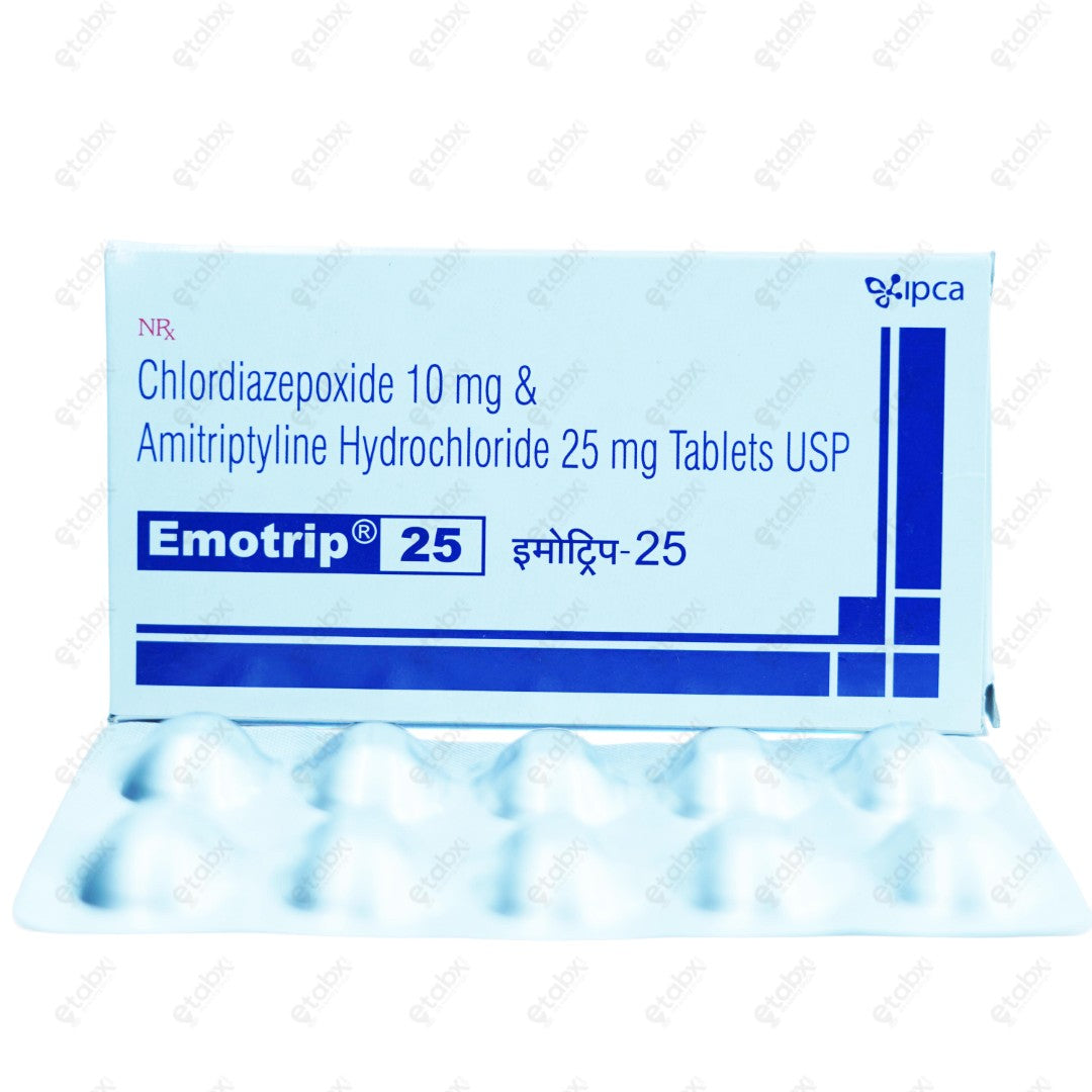 Emotrip 25 Tablet 10's