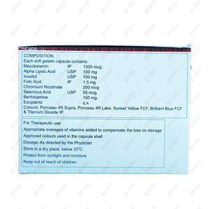 Nervon Forte Capsule 10's Nerve/Vitamin India