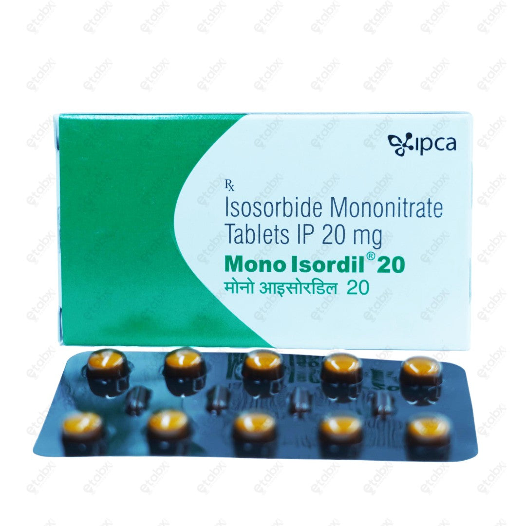 Mono Isordil 20mg Tablet 10's