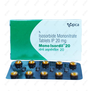 Mono Isordil 20mg Tablet 10's