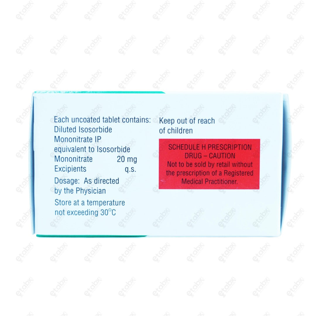 Mono Isordil 20mg Tablet 10's
