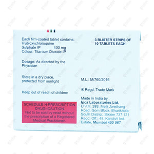 HYQ 400mg Hydroxychloroquine Tablets