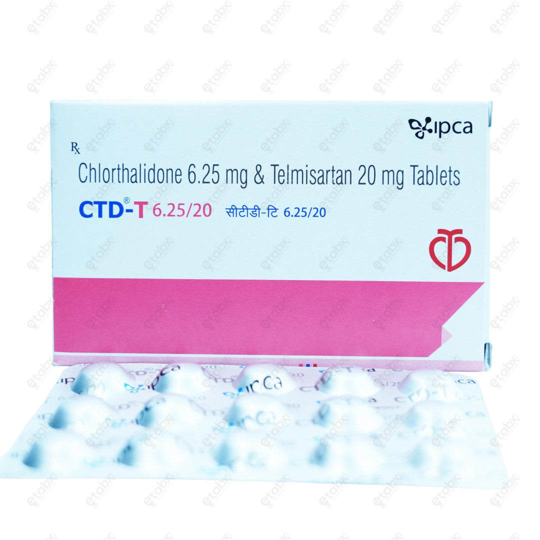 CTD T 6.25/20 Tablet 15's