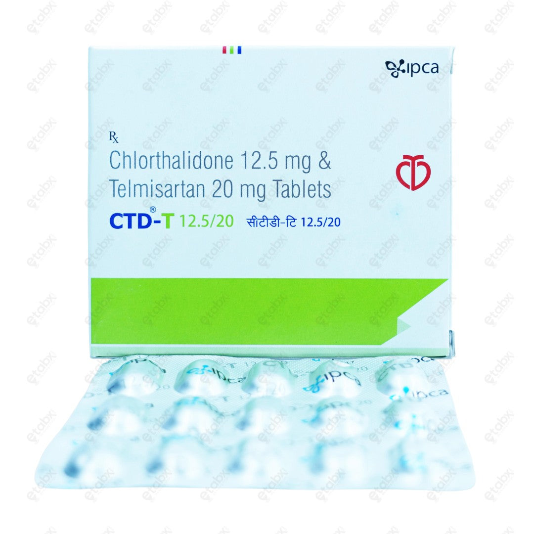 CTD T 12.5/20 Tablets 15's