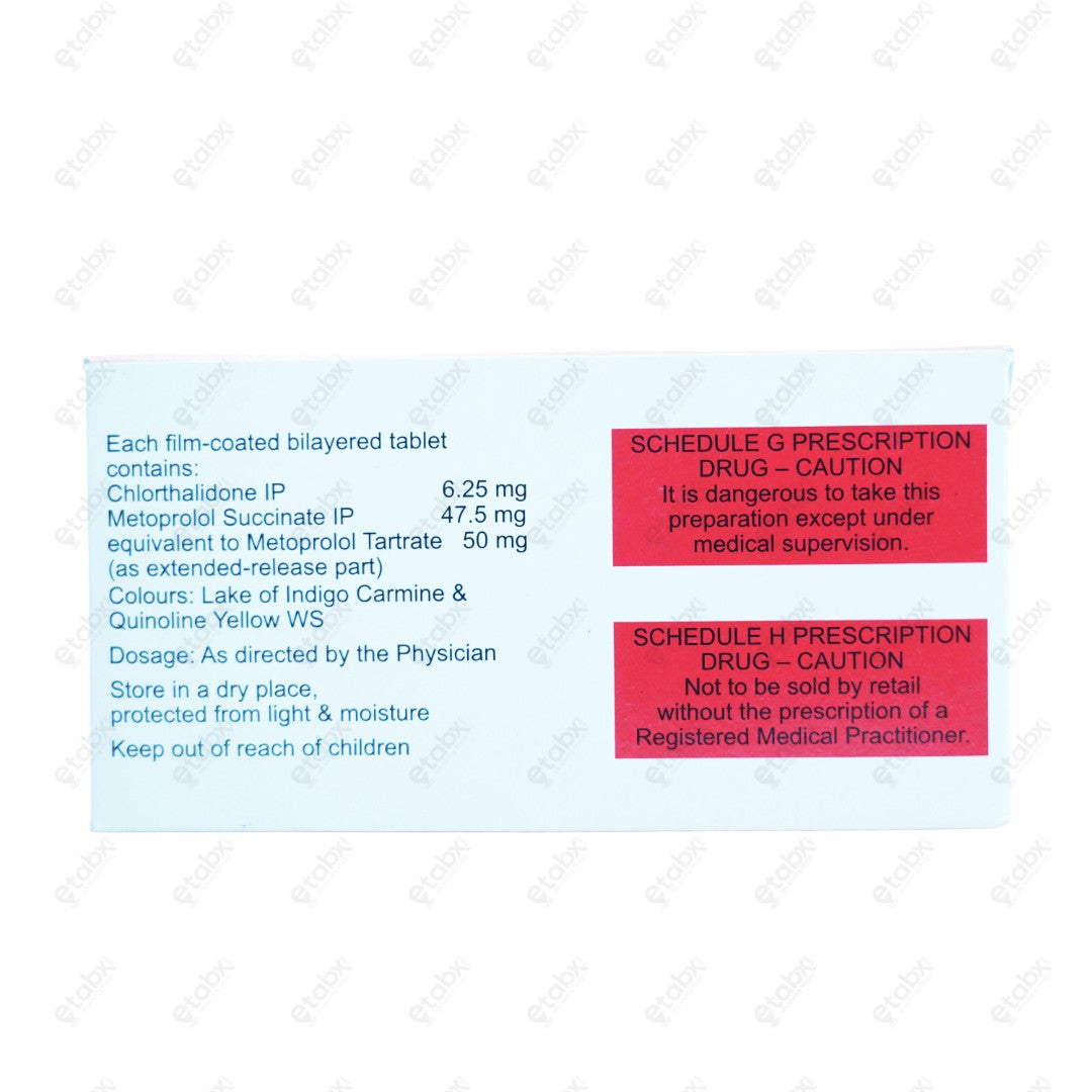 CTD M 6.25/50 Tablet 10's