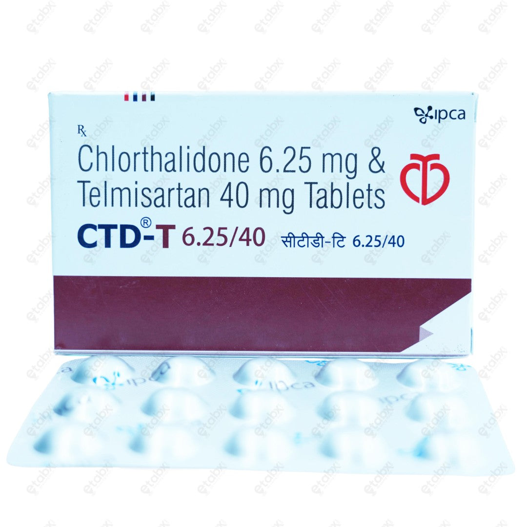CTD T 6.25/40 Tablet 15's