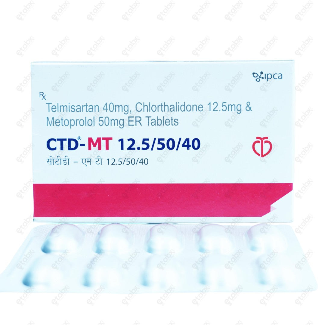 CTD MT 12.5/25/40 Tablets 10's