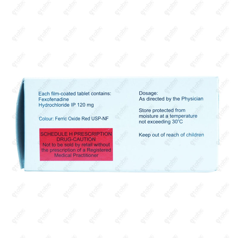 Fexova 120mg Tablet 10's