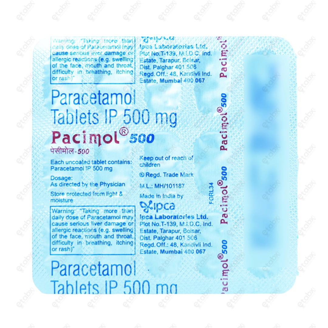 PACIMOL 500mg Tablets (15's)