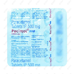 PACIMOL 500mg Tablets (15's)