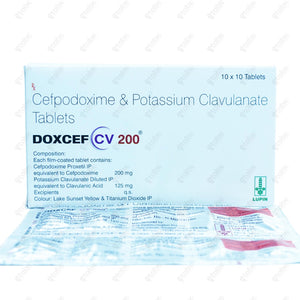 Doxcef CV 200mg Tablet 10's
