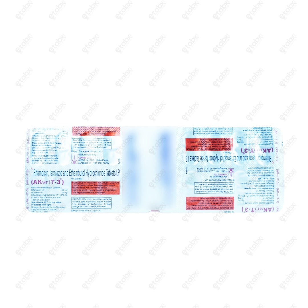 Akurit 3mg Tablets 10's