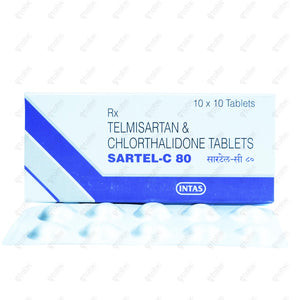 Sartel C 80mg Tablet 10's