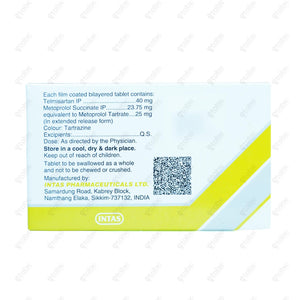 Sartel Beta 25mg Tablets 15'S